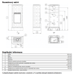 Kachlová kamna ABX Kaledonie exklusive L, Písková